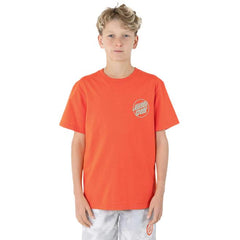 Santa Cruz Opus Screaming Hand Youth Tee Red / Aqua