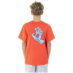 Santa Cruz Opus Screaming Hand Youth Tee Red / Aqua