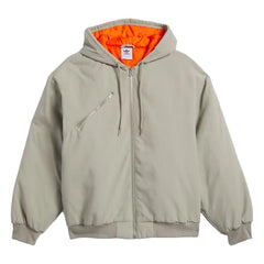 Adidas Shmoo Canvas Jacket Silver Pebble / Collegiate Orange