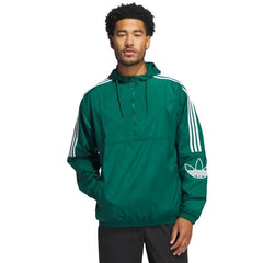 Adidas Skateboarding CL Anorak Jacket Collegiate Green