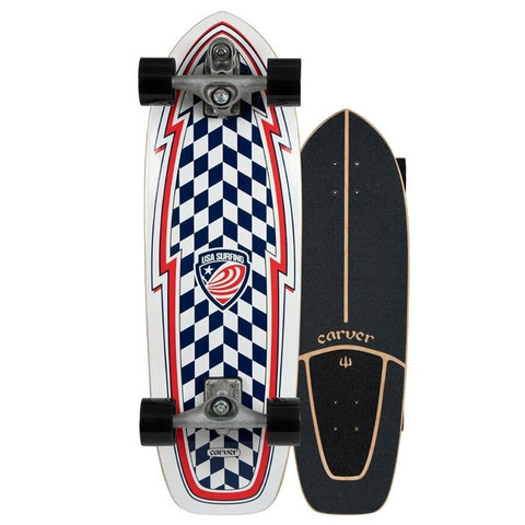 Carver 2020 USA Booster C7 Surf Skate 30.75" x 9.625"