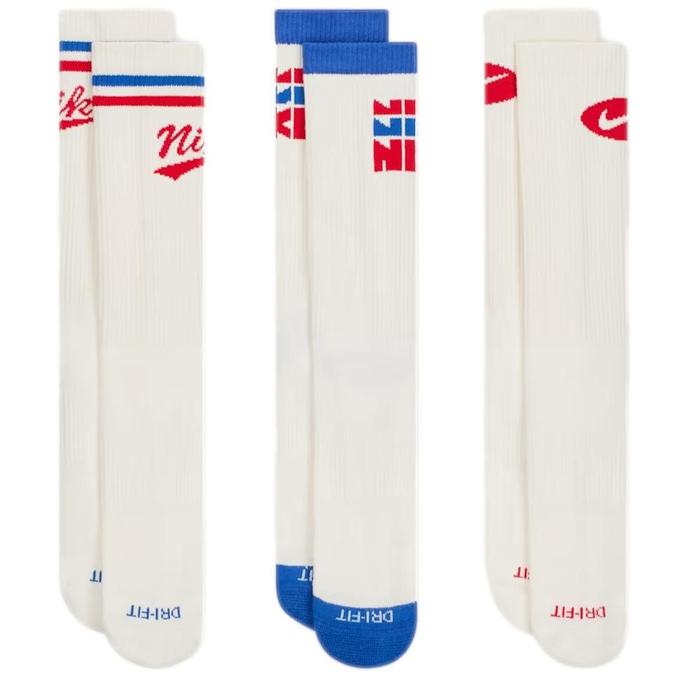 Nike Everyday Plus 3 Pack Sock Whites