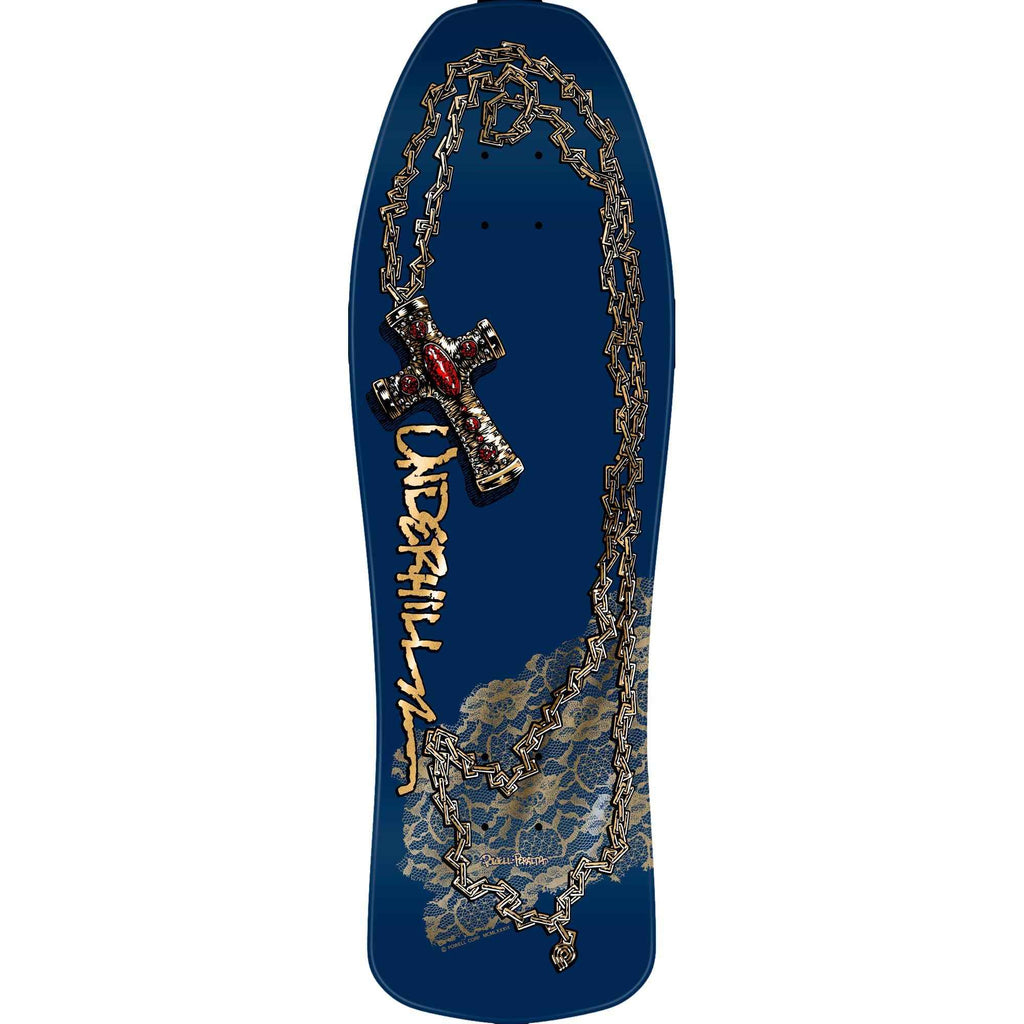 スケートボード 80s powell-peralta ray underhill Powell Peralta Ray Underhill Cross Reissue Skateboard Deck Navy