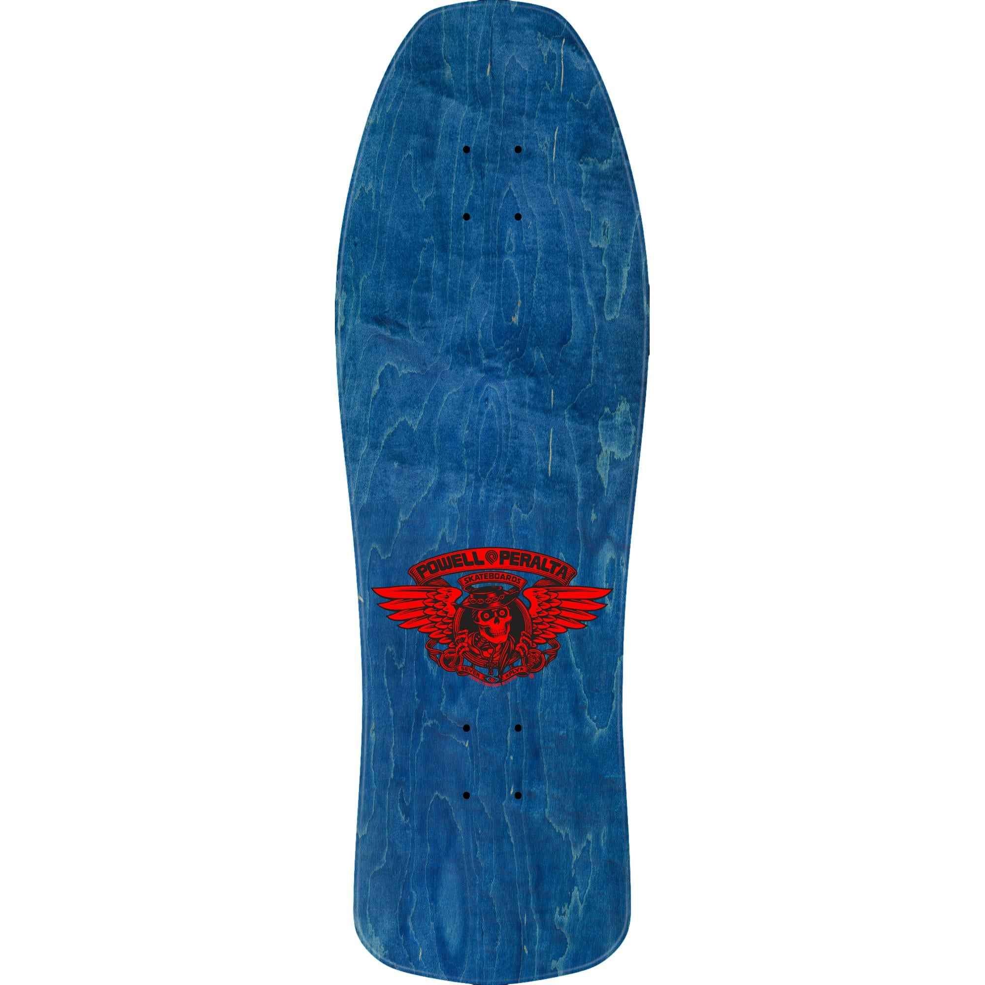 Powell Peralta Ray Underhill Cross Reissue Skateboard Deck Navy / Gold Foil - 9.9 x 31.5