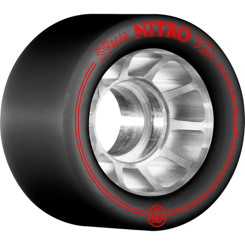 Rollerbones Nitro Wheel 59mm x 92a 8pk Black