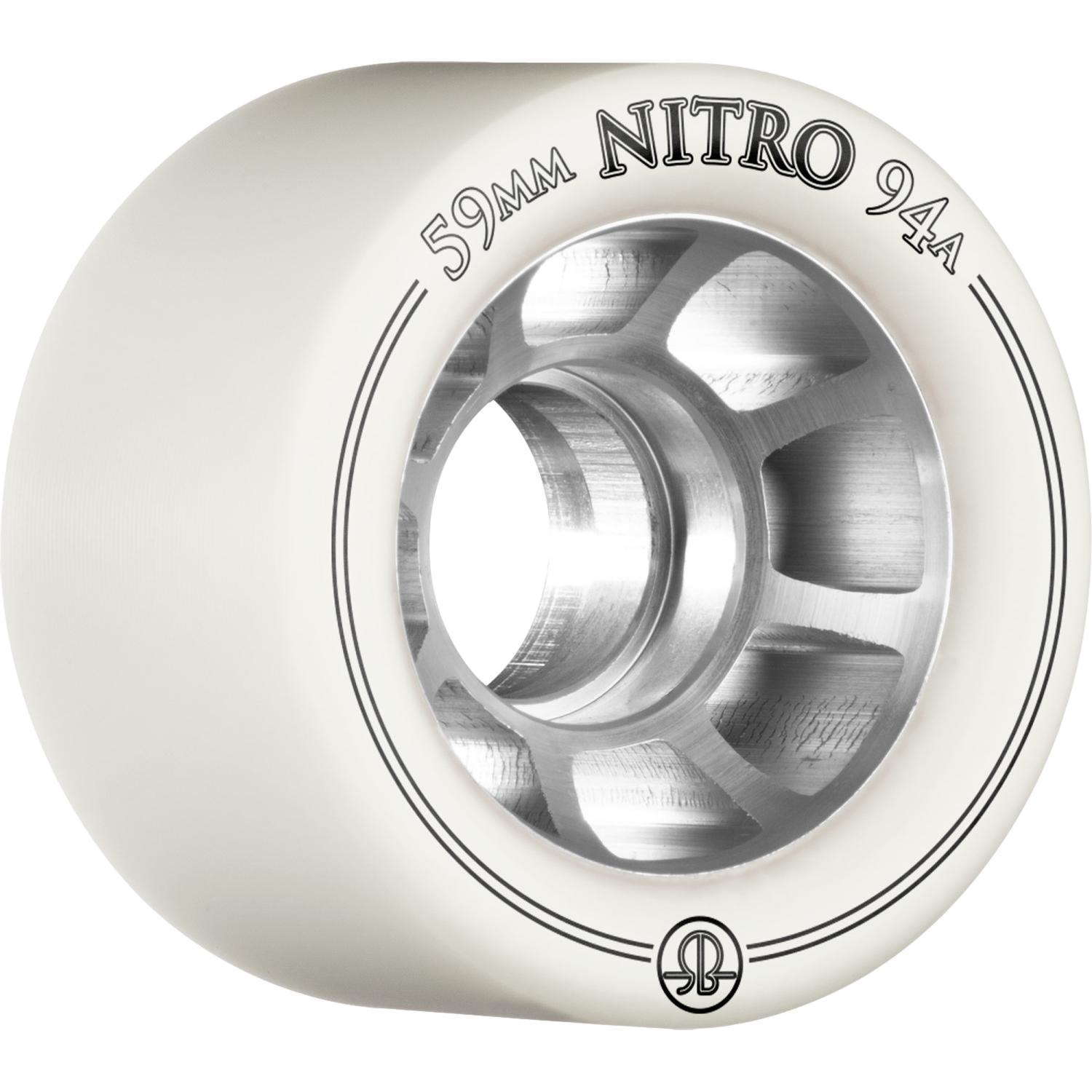 Rollerbones Nitro Wheel 59mm x 94a 8pk White