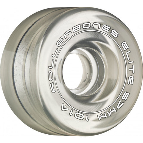 Rollerbones Art Elite Competition Wheels 57mm 101A 8pk Clear