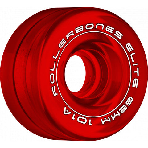 Rollerbones Art Elite Competition Wheels 62mm 101A 8pk Red
