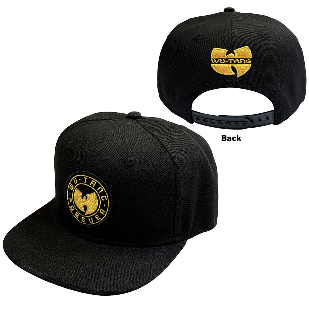 Wu-Tang Clan Unisex Snapback Cap: Forever Black