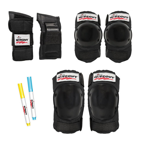 Triple 8 Wipeout Dry Erase Tri Pack Pad Set Black