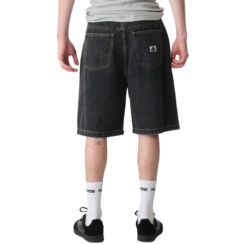 X-Large Bull Demin 91 Short Washed Black