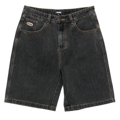 X-Large Bull Demin 91 Short Washed Black