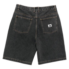 X-Large Bull Demin 91 Short Washed Black