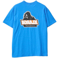 X-Large Slanted Short Sleeve T-Shirt Bright Blue