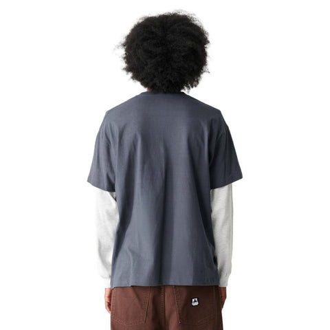 X-Large Home Run Double Layer Tee Steel