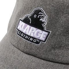 X-Large Slanted Low Pro Cap Charcoal Denim