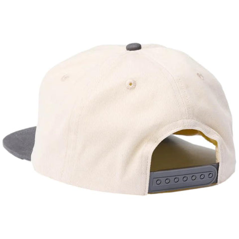 X-Large Mad Bear Snapback Cap Chalk