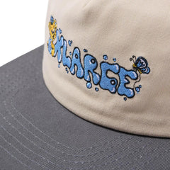 X-Large Mad Bear Snapback Cap Chalk