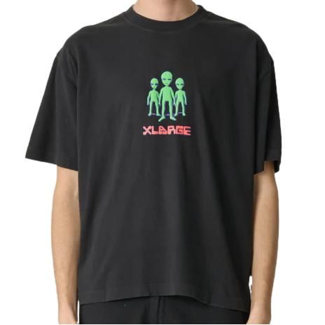 X-Large Alien Trio Gorilla Fit Tee Black
