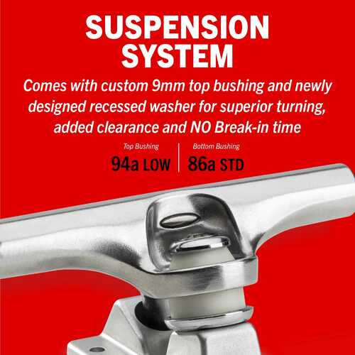 Ace Trucks AF1 Inverted Hollowed Raw/Polished