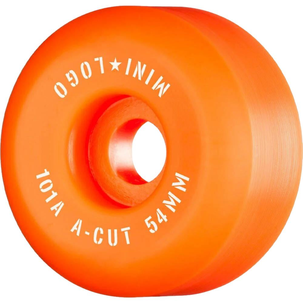 Mini Logo A-Cut Wheels 54mm x 101a - Orange