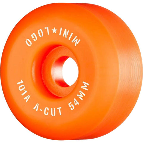 Mini Logo A-Cut Wheels 54mm x 101a - Orange