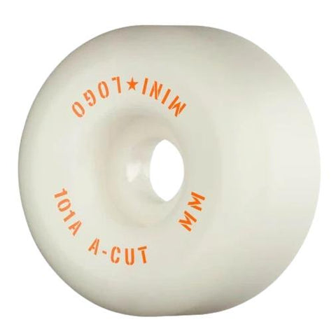 Mini Logo A-Cut Wheels 51mm x 101a White