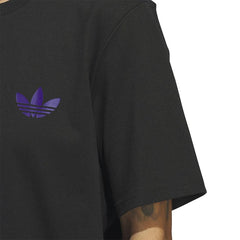 Adidas 4.0 Strike Through Short Sleeve T-Shirt Black / Purple