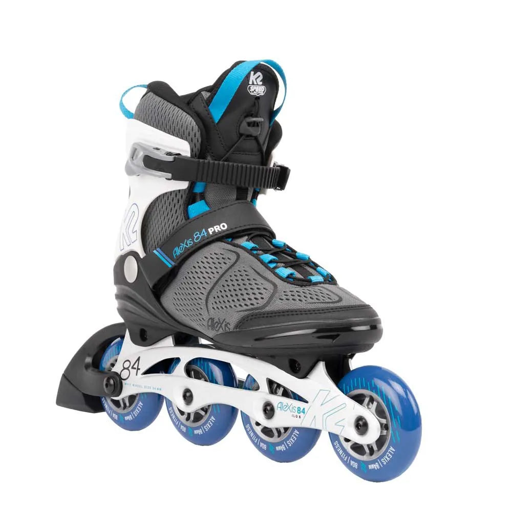 K2 Alexis 84 Pro Women's Skates Grey/Blue