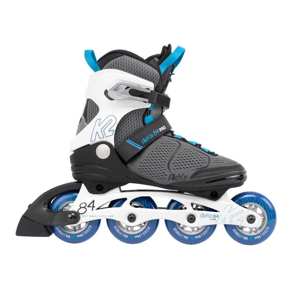 K2 Alexis 84 Pro Women's Skates Grey/Blue