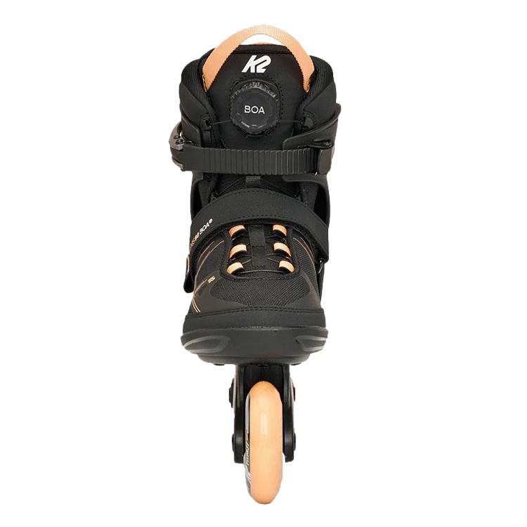 K2 Alexis 80 Boa Womens Inline Skates Black / Peach