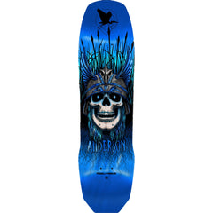Powell Peralta Pro Andy Anderson Heron 7-Ply Maple Skateboard Deck Blue Foil - 8.45 x 31.8
