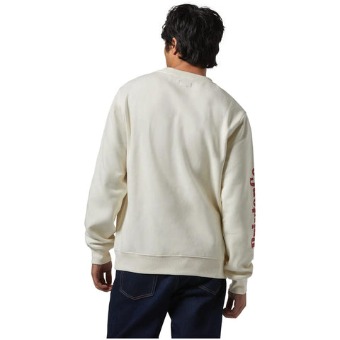 Brixton Inwood Crew Pullover Egret White