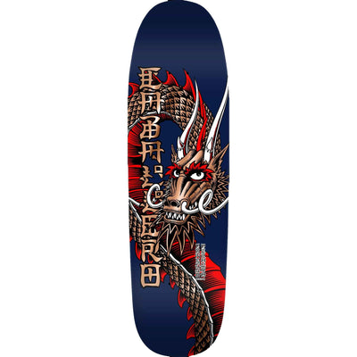 Powell Peralta Steve Caballero Ban This Dragon Reissue Skateboard Deck Navy/Copper Foil - 9.265 x 32