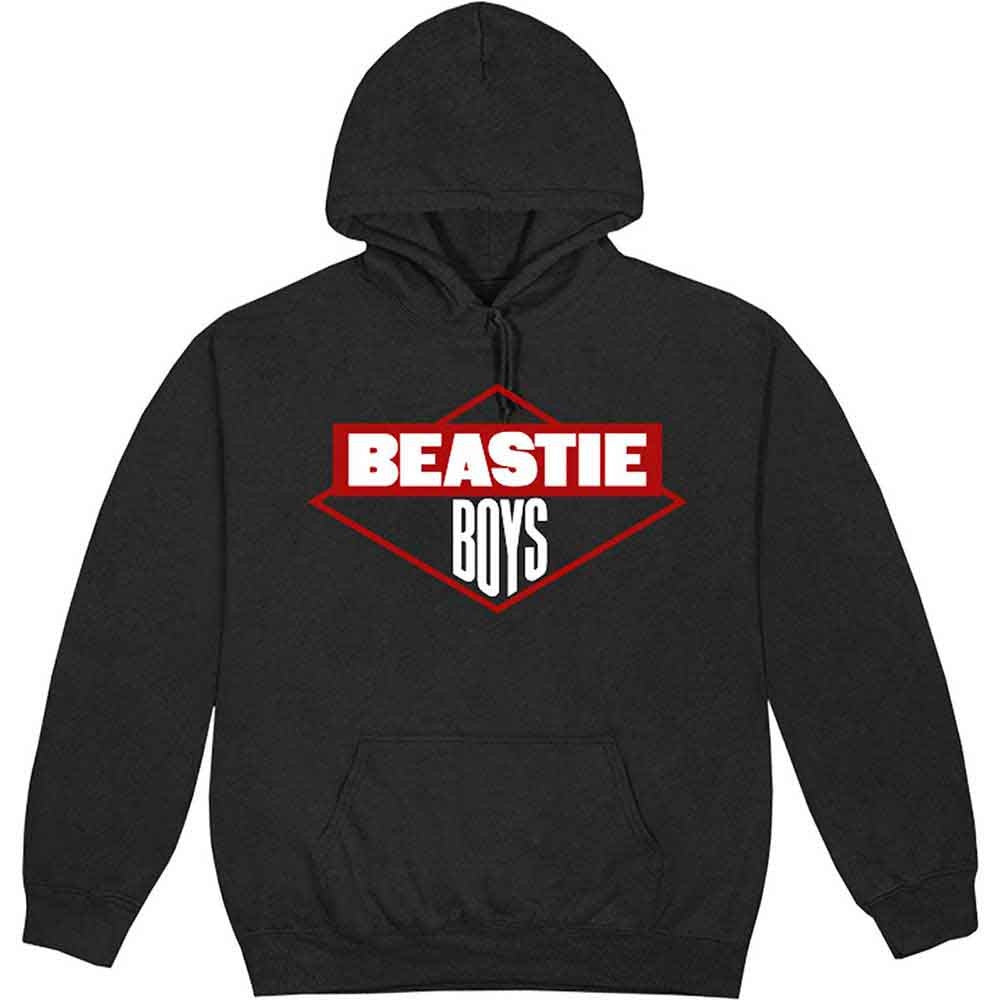 The Beastie Boys Unisex Pullover Hoodie: Diamond Logo (Black)