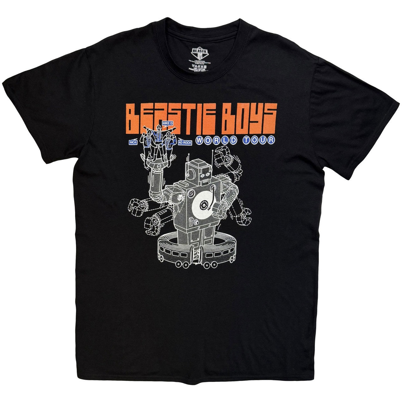 The Beastie Boys Unisex T-Shirt: Gap Robot Black