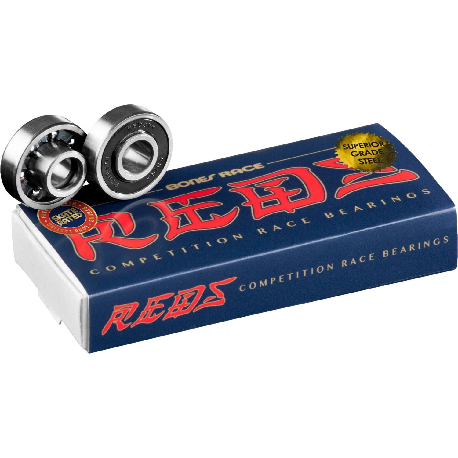 Bones Bearings Race Reds 8 Pack