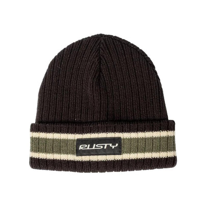 Rusty Bones Reversible Beanie Black