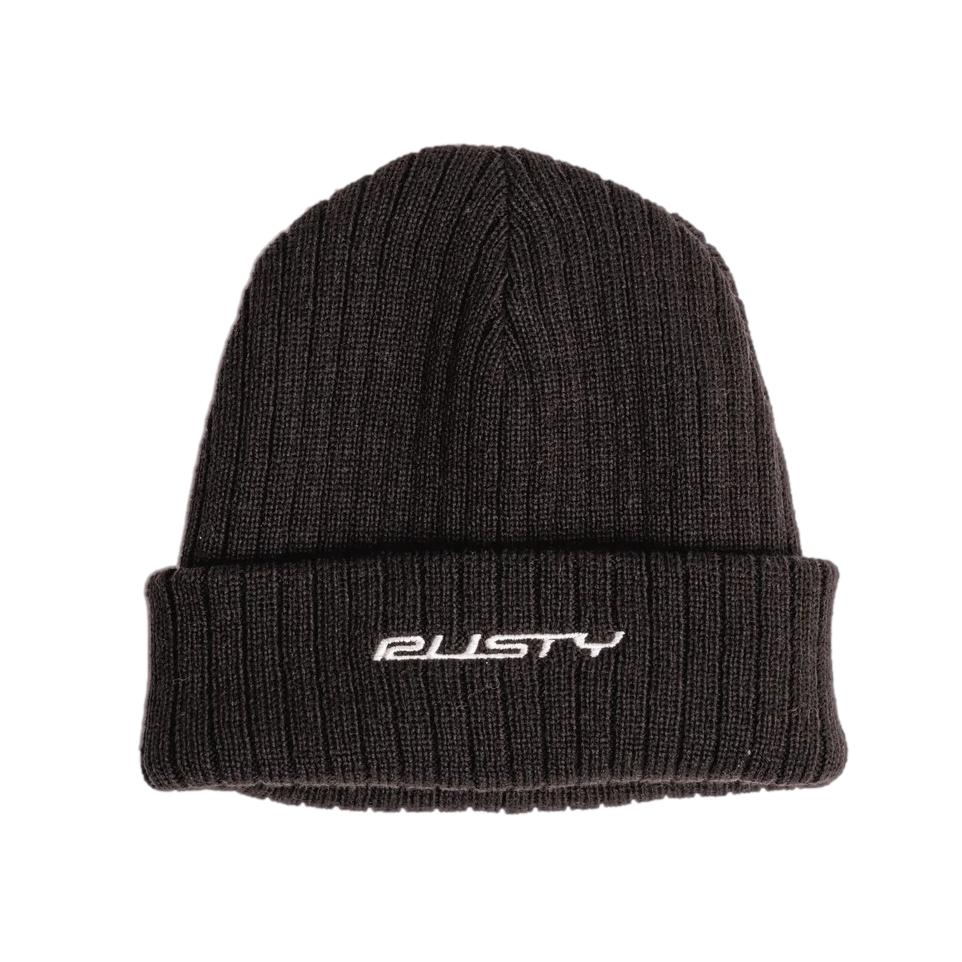 Rusty Bones Reversible Beanie Black