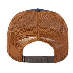 Brixton Reeves Trucker Hat Denim/Caramel