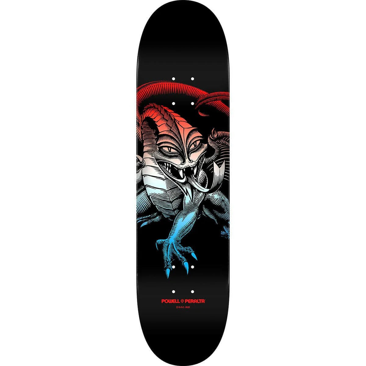 Powell Peralta Cab Dragon Fade Blue 8.25" x 31.95" Skateboard Deck