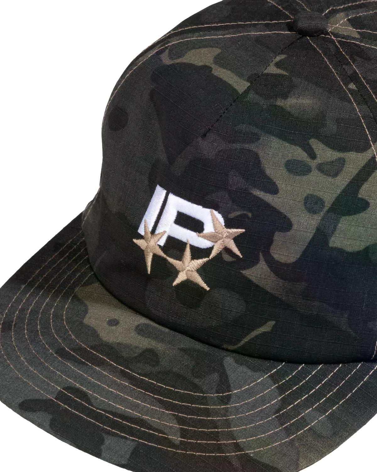 ICHPIG Capital Snapback Hat Black Camo