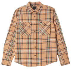 Brixton Bowery Flannel Shirt Khaki / Multi