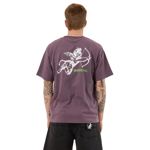 Worship Cherub T-Shirt Purple Reign