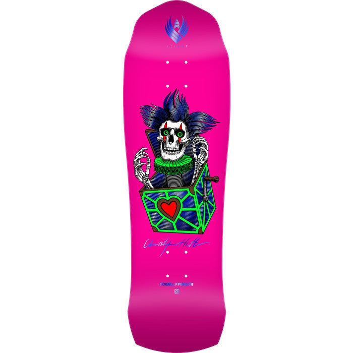 Powell Peralta Pro Chris Hiett Skull FLIGHT Skateboard Deck - 9.5 x 31.13