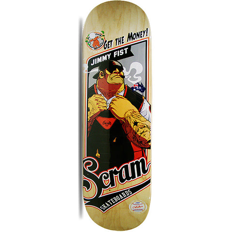 Scram Jimmy Fist Skateboard Deck