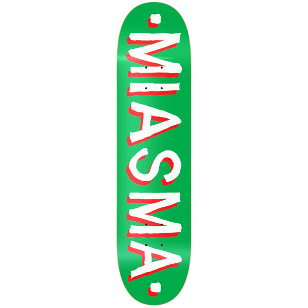 Miasma Logo Green Skateboard Deck
