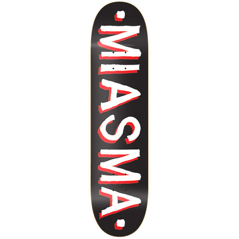 Miasma Logo Black Skateboard Deck