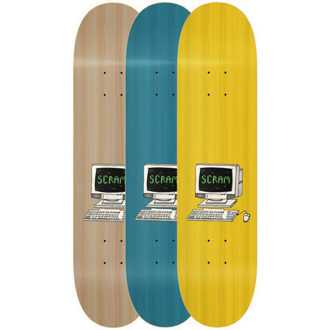 Scram Computer Skateboard Deck