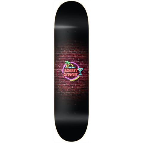Sweetheart Neon Bar Logo Skateboard Deck